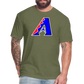 D Bacs RWB T-Shirt by Next Level - heather military green