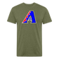 D Bacs RWB T-Shirt by Next Level - heather military green