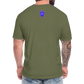 D Bacs RWB T-Shirt by Next Level - heather military green