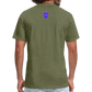 D Bacs RWB T-Shirt by Next Level - heather military green