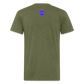 D Bacs RWB T-Shirt by Next Level - heather military green