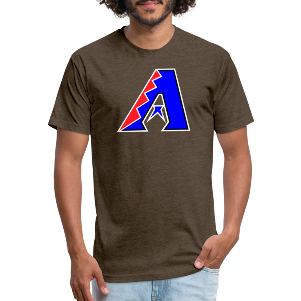 D Bacs RWB T-Shirt by Next Level - heather espresso