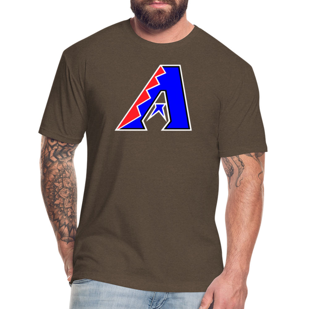 D Bacs RWB T-Shirt by Next Level - heather espresso