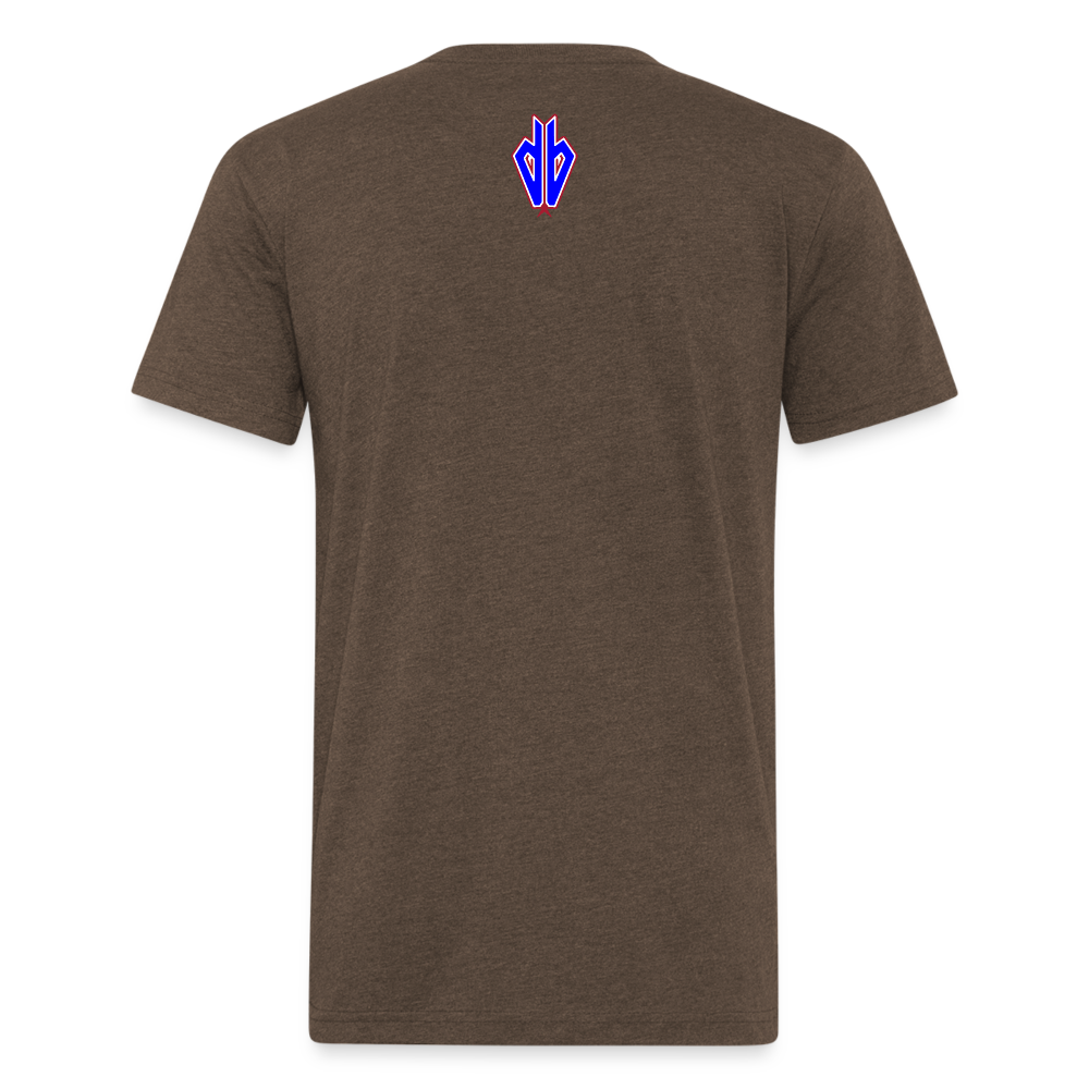 D Bacs RWB T-Shirt by Next Level - heather espresso