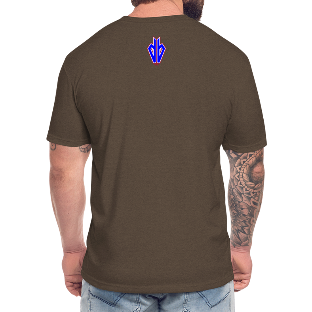 D Bacs RWB T-Shirt by Next Level - heather espresso