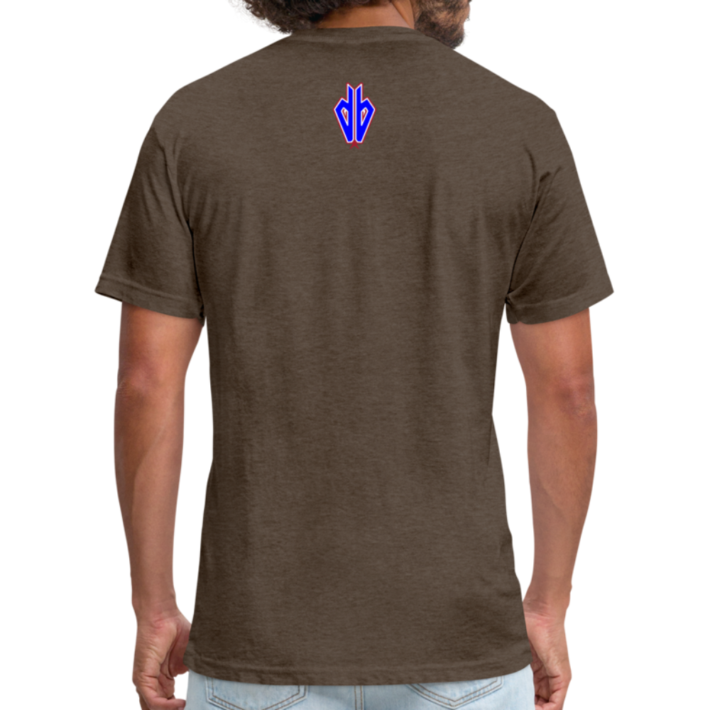 D Bacs RWB T-Shirt by Next Level - heather espresso
