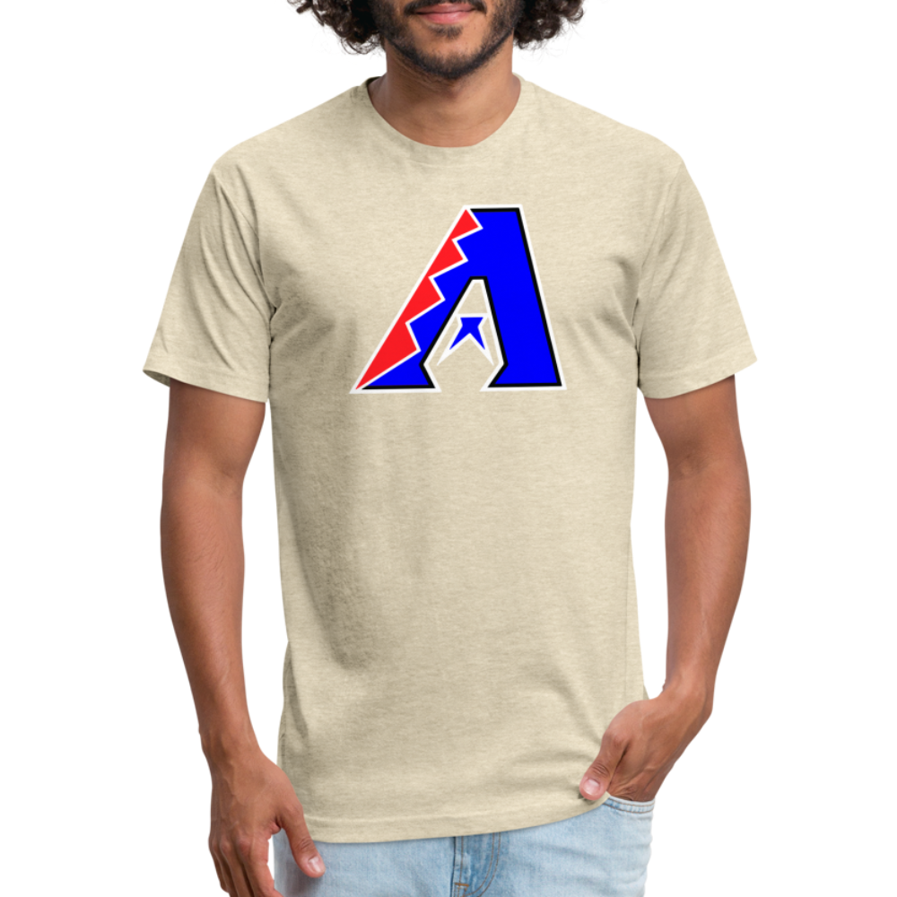 D Bacs RWB T-Shirt by Next Level - heather cream