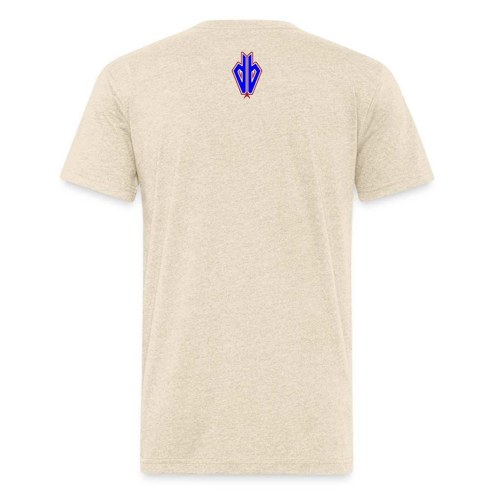 D Bacs RWB T-Shirt by Next Level - heather cream