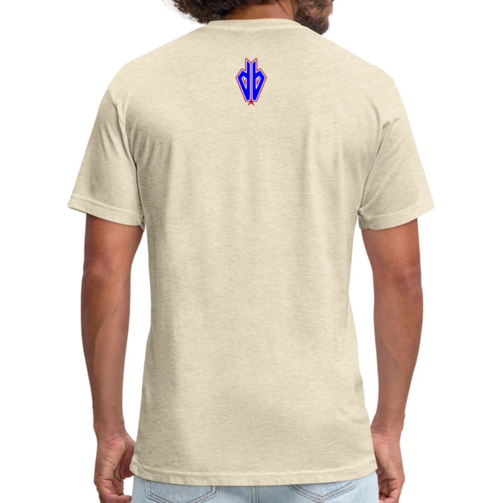D Bacs RWB T-Shirt by Next Level - heather cream