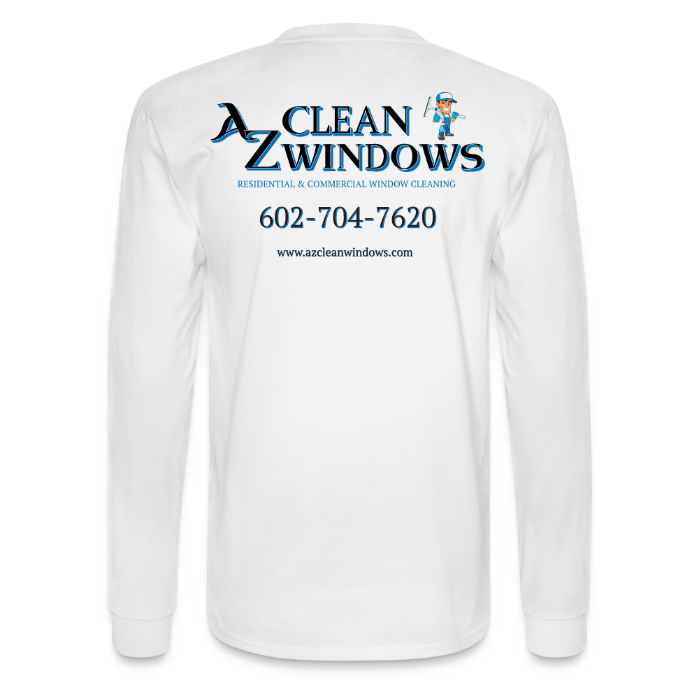 Az Clean Long Sleeve T-Shirt - white
