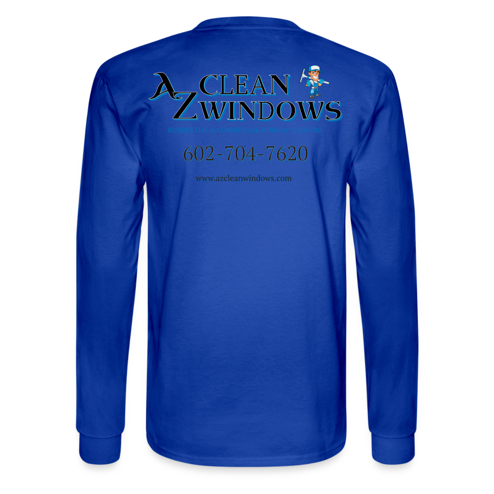 Az Clean Long Sleeve T-Shirt - royal blue