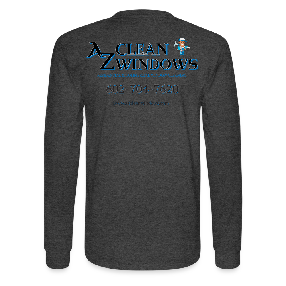 Az Clean Long Sleeve T-Shirt - heather black