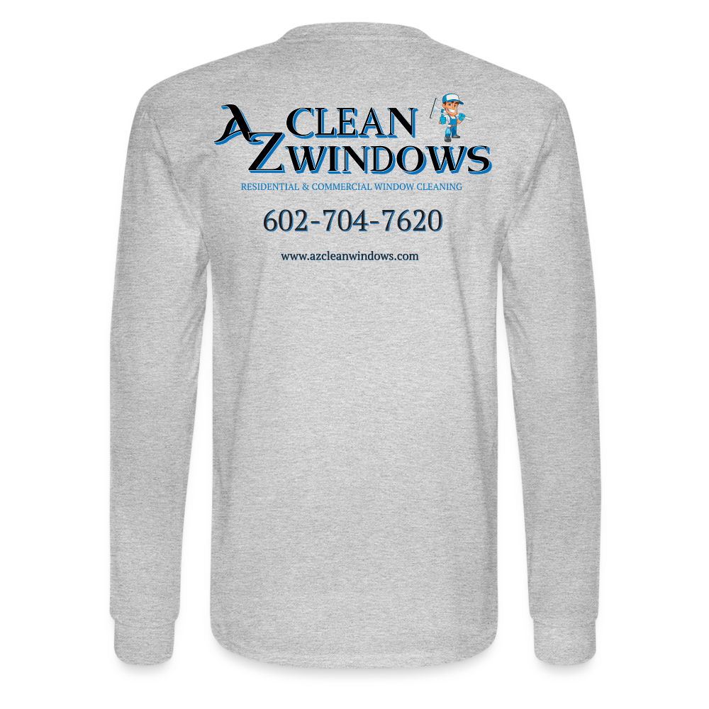 Az Clean Long Sleeve T-Shirt - heather gray