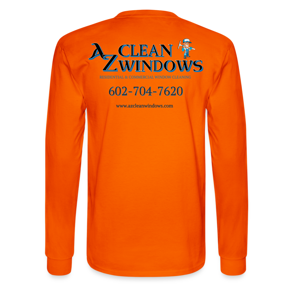 Az Clean Long Sleeve T-Shirt - orange
