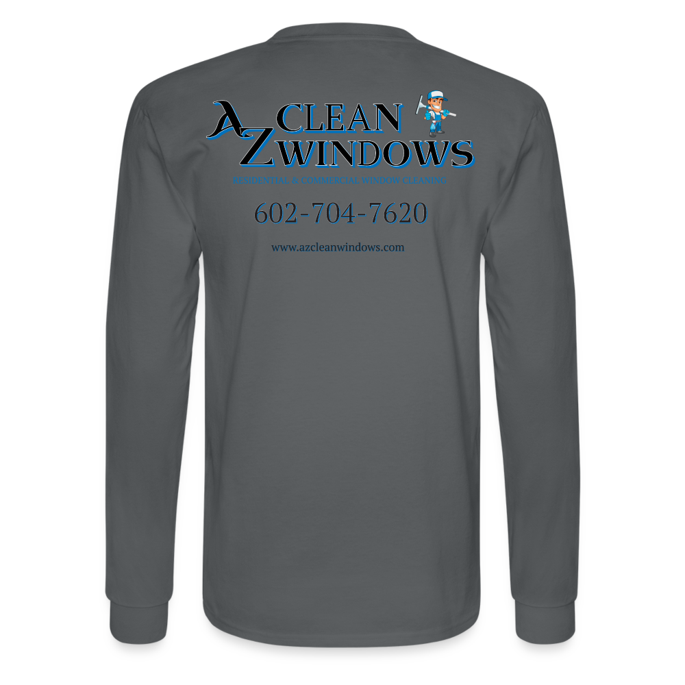 Az Clean Long Sleeve T-Shirt - charcoal