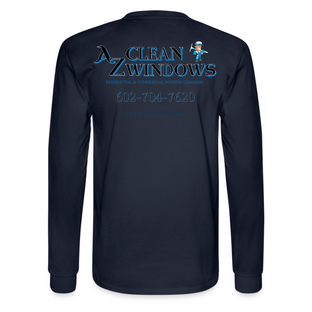 Az Clean Long Sleeve T-Shirt - navy