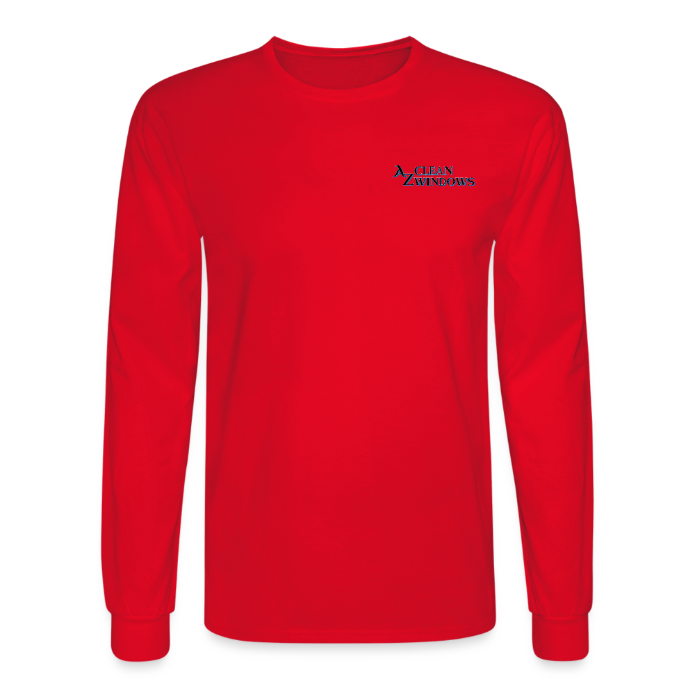 Az Clean Long Sleeve T-Shirt - red