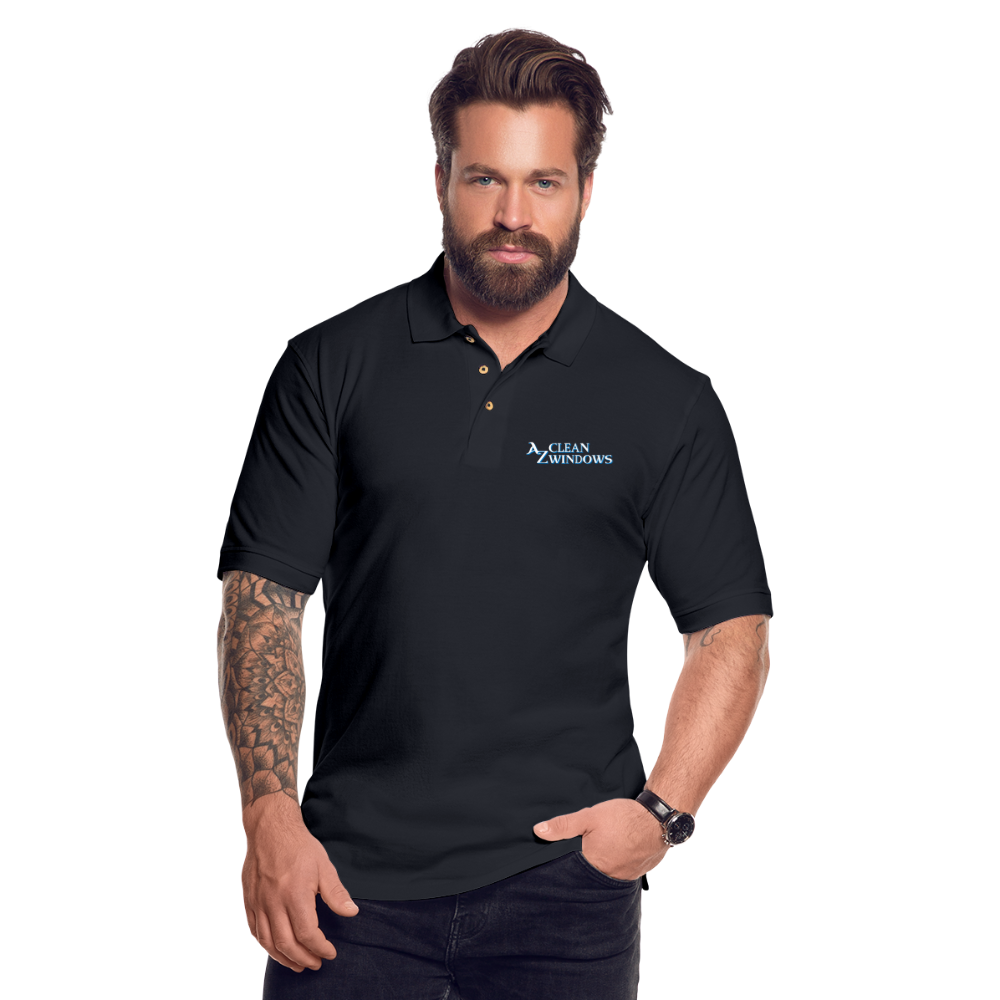 Az Clean Pique Polo Shirt - midnight navy