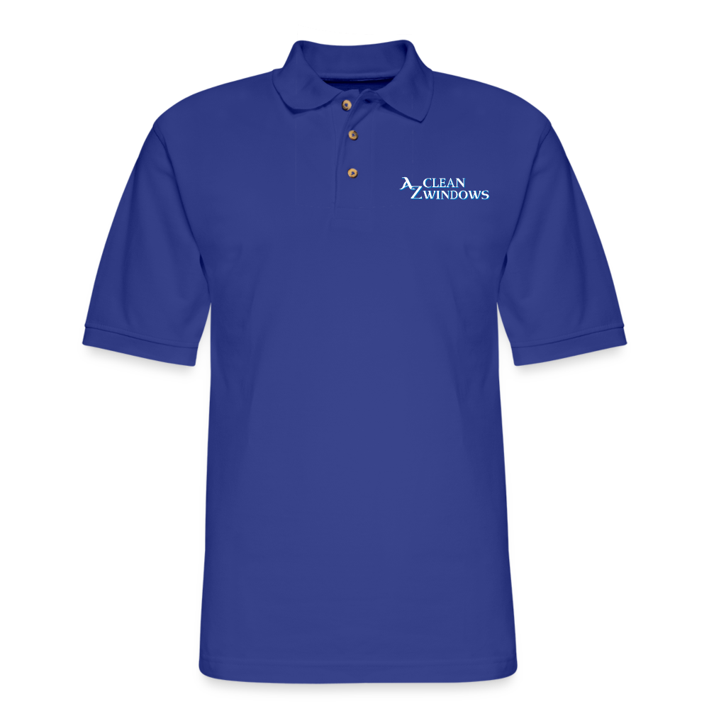 Az Clean Pique Polo Shirt - royal blue