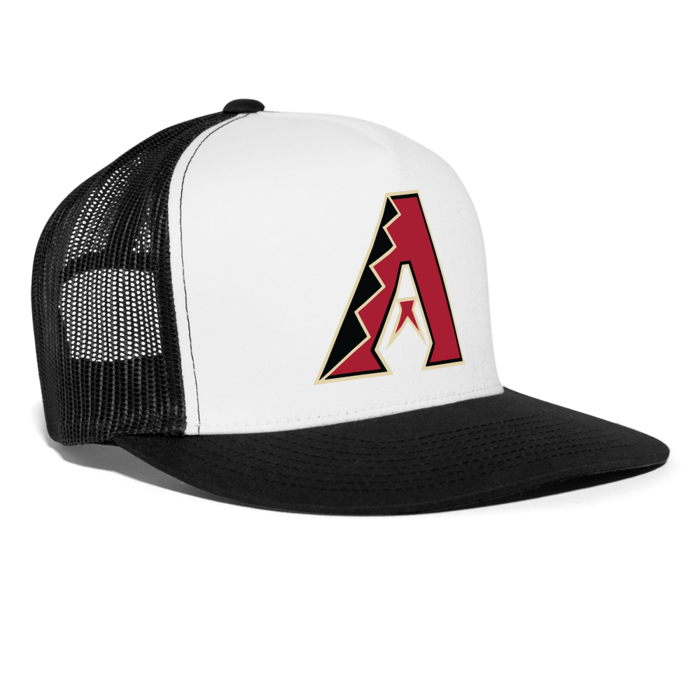 D Bacs trucker hard back - white/black