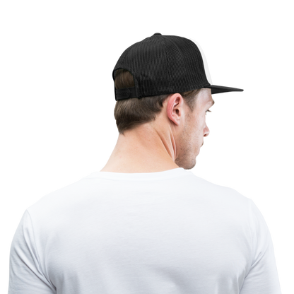 D Bacs trucker hard back - white/black