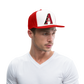 D Bacs trucker hard back - white/red
