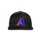 D bacs RWB Snapback Baseball Cap - black