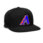 D bacs RWB Snapback Baseball Cap - black