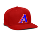 D bacs RWB Snapback Baseball Cap - red