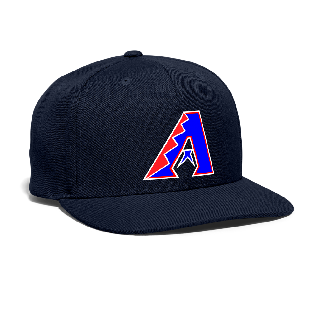 D bacs RWB Snapback Baseball Cap - navy