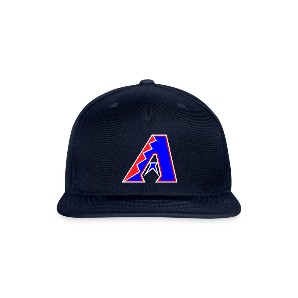 D bacs RWB Snapback Baseball Cap - navy