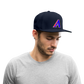 D bacs RWB Snapback Baseball Cap - navy
