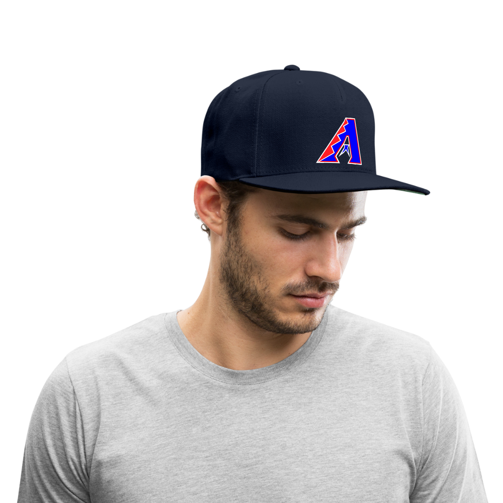 D bacs RWB Snapback Baseball Cap - navy