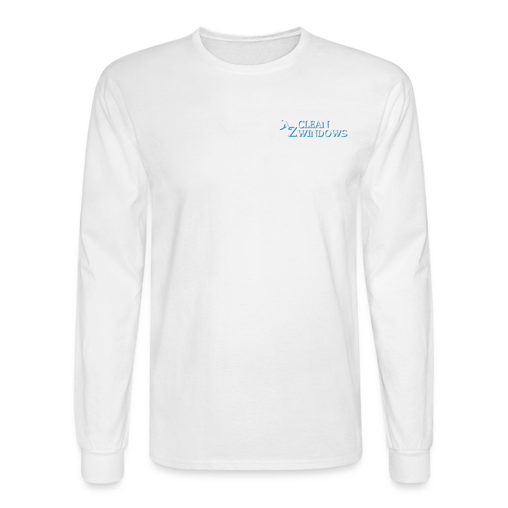 Az Clean Wht Long Sleeve T-Shirt - white