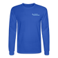 Az Clean Wht Long Sleeve T-Shirt - royal blue