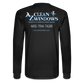 Az Clean Wht Long Sleeve T-Shirt - black