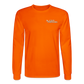 Az Clean Wht Long Sleeve T-Shirt - orange