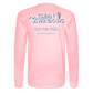 Az Clean Wht Long Sleeve T-Shirt - pink