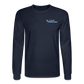 Az Clean Wht Long Sleeve T-Shirt - navy