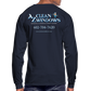 Az Clean Wht Long Sleeve T-Shirt - navy