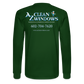 Az Clean Wht Long Sleeve T-Shirt - forest green