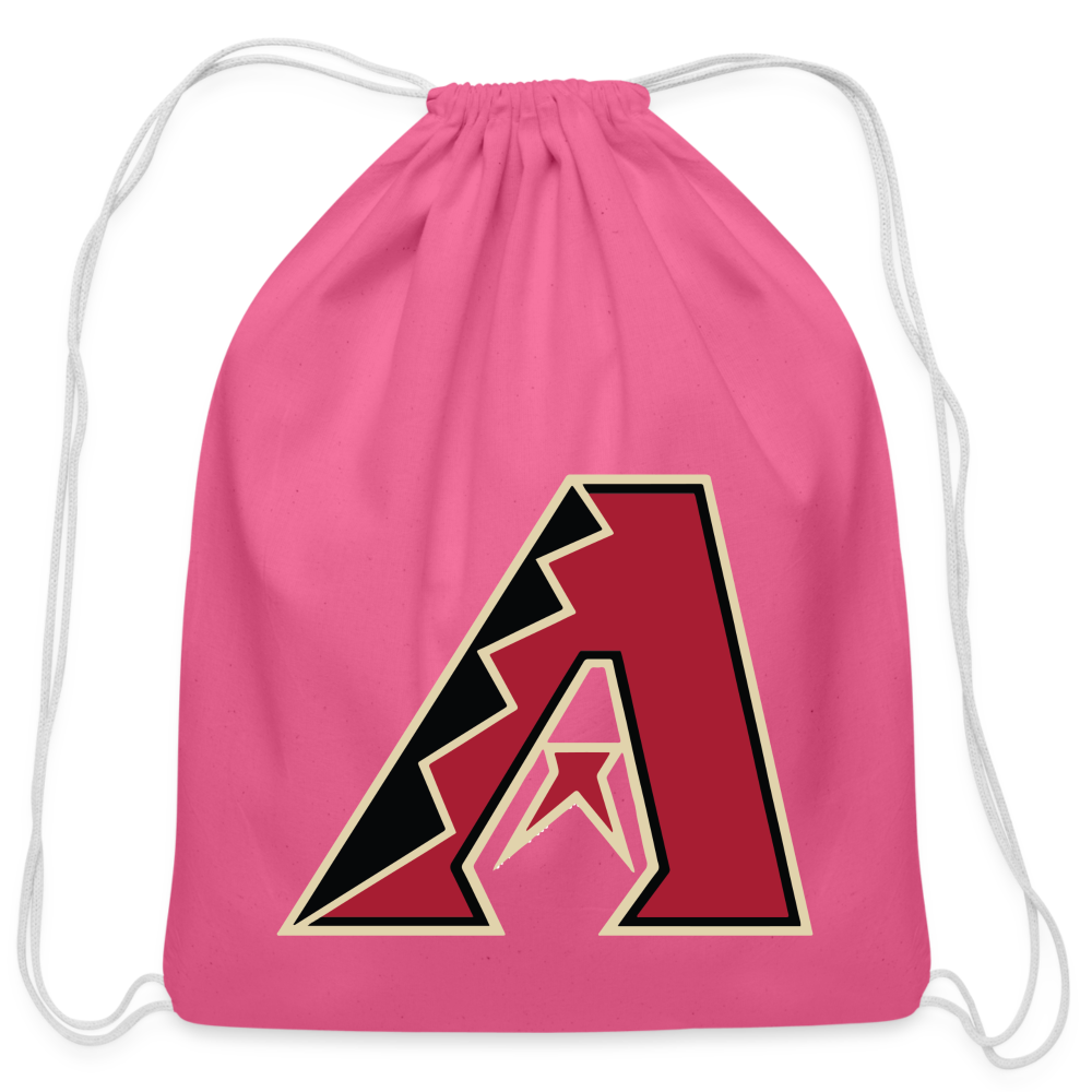 D bacs Cotton Drawstring Bag - pink