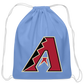 D bacs Cotton Drawstring Bag - carolina blue
