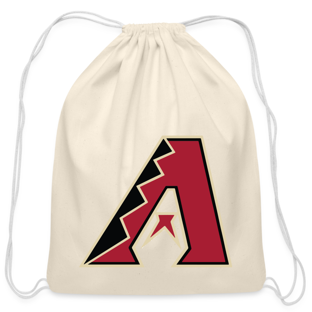 D bacs Cotton Drawstring Bag - natural