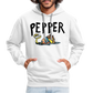 Peper Contrast Hoodie - white/gray