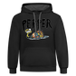 Peper Contrast Hoodie - black/asphalt