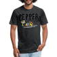 Peper Fish T-Shirt by Next Level - heather black