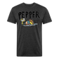 Peper Fish T-Shirt by Next Level - heather black