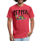 Peper Fish T-Shirt by Next Level - heather red