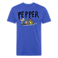 Peper Fish T-Shirt by Next Level - heather royal